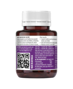 Viên uống Healthy Care Kids Milk Calcium bổ sung canxi cho trẻ từ 4 tháng tuổi, 60 viên