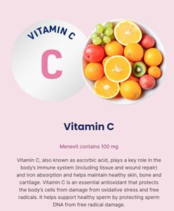 Viên uống Menevit Pre-conception Sperm Health cải thiện chất lượng tinh trùng, 90 viên