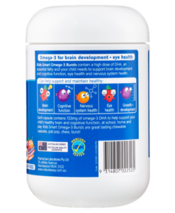 Viên uống Nature's Way Kids Smart Bursts Omega-3 Fish Oil Trio cho trẻ em từ 1 tuổi, 180 viên