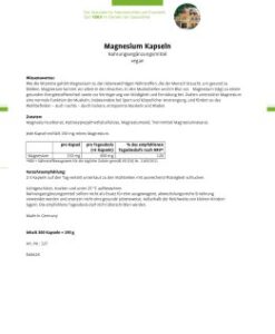 Viên uống Sanct Bernhard Magnesium 150mg bổ sung magie, 300 viên