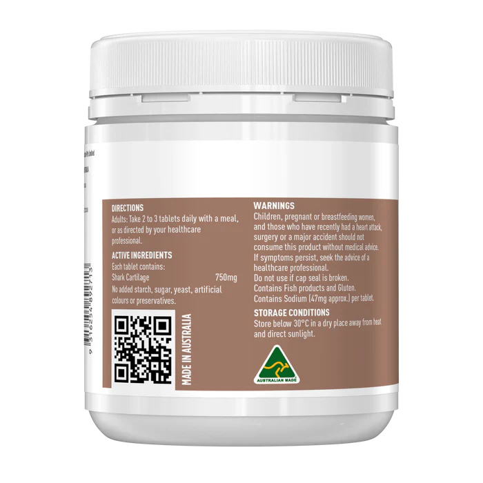 Viên uống sụn cá mập Healthy Care Shark Cartilage 750mg, 200 viên Viên uống sụn cá mập Healthy Care Shark Cartilage 750mg, 200 viên