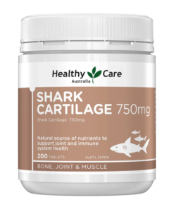 Viên uống sụn cá mập Healthy Care Shark Cartilage 750mg, 200 viên
