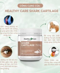Viên uống sụn cá mập Healthy Care Shark Cartilage 750mg, 200 viên