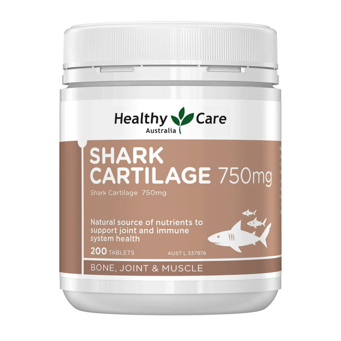 Viên uống sụn cá mập Healthy Care Shark Cartilage 750mg, 200 viên Viên uống sụn cá mập Healthy Care Shark Cartilage 750mg, 200 viên