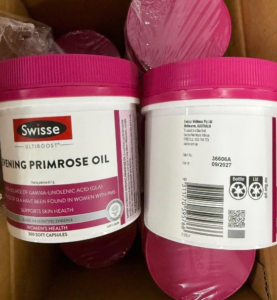 Viên uống tinh dầu hoa anh thảo Swisse Evening Primrose Oil, 200 viên Viên uống tinh dầu hoa anh thảo Swisse Evening Primrose Oil, 200 viên