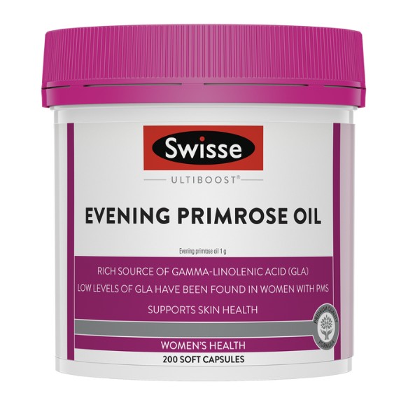 Viên uống tinh dầu hoa anh thảo Swisse Evening Primrose Oil, 200 viên Viên uống tinh dầu hoa anh thảo Swisse Evening Primrose Oil, 200 viên