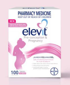 Vitamin tổng hợp cho bà bầu Elevit Pre-conception & Pregnancy, 100 viên {Úc}