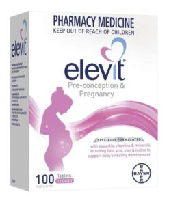 Vitamin tổng hợp cho bà bầu Elevit Pre-conception & Pregnancy, 100 viên {Úc}
