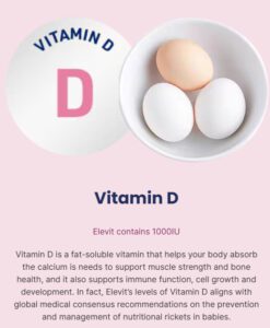 Vitamin tổng hợp cho bà bầu Elevit Pre-conception & Pregnancy, 100 viên {Úc}