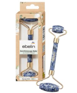 Cây lăn mặt Ebelin Gesichtsmassage-Roller đá Sodalith-Feldspat, 1 chiếc
