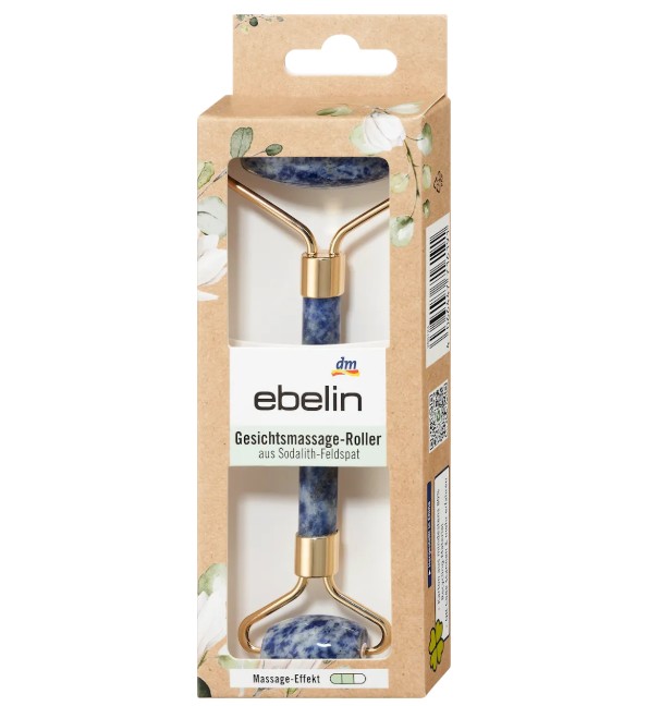 Cây lăn mặt Ebelin Gesichtsmassage-Roller đá Sodalith-Feldspat, 1 chiếc Cây lăn mặt Ebelin Gesichtsmassage-Roller đá Sodalith-Feldspat, 1 chiếc