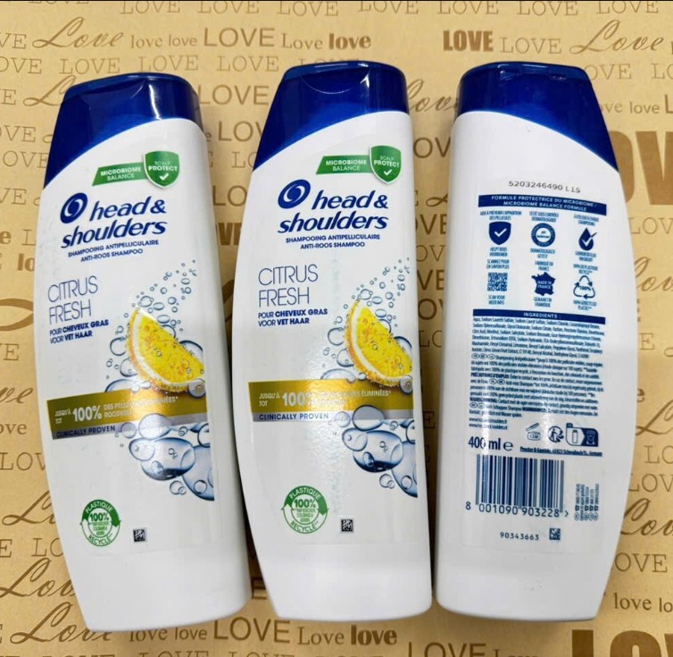 Dầu gội Head & Shoulders Citrus Fresh, 400ml Dầu gội Head & Shoulders Citrus Fresh, 400ml