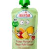 Hoa quả nghiền hữu cơ Fruchtbar Bio Fruchtpüree Ananas Mandarine Mango Apfel Banane - dứa quýt xoài táo chuối, 100g