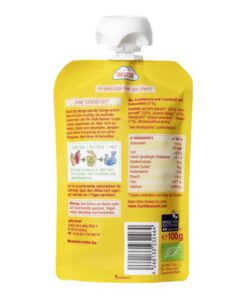 Hoa quả nghiền hữu cơ Fruchtbar Bio Fruchtpüree Mango, Orange, Kokosmilch, Banane - xoài cam dừa chuối, 100g