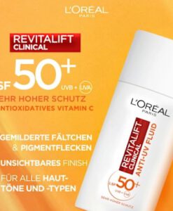 Kem chống nắng Loreal Revitalift Clinical Anti-UV Fluid LSF 50+, 50ml