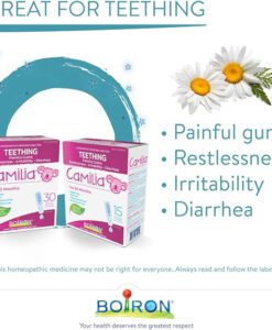 Muối uống Camilia Boiron Teething giảm đau mọc răng cho bé, 30 ống