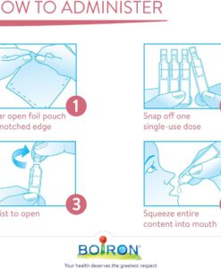 Muối uống Camilia Boiron Teething giảm đau mọc răng cho bé, 30 ống