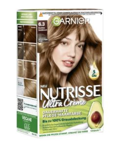 Thuốc nhuộm tóc Garnier Nutrisse 6.3 Dunkles Goldblond - màu vàng sẫm, 1 hộp