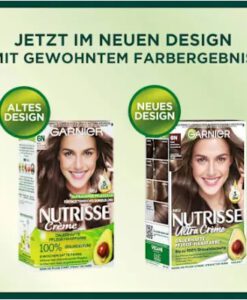 Thuốc nhuộm tóc Garnier Nutrisse 6N Nude Natürliches Dunkelblond - màu vàng sẫm tự nhiên, 1 hộp