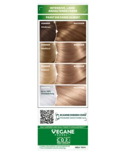 Thuốc nhuộm tóc Garnier Nutrisse 7 Toffee Mittelblond - màu vàng bơ nhạt, 1 hộp