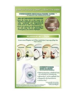 Thuốc nhuộm tóc Garnier Nutrisse 7N Nude Natürliches Mittelblond - màu vàng nude tự nhiên, 1 hộp