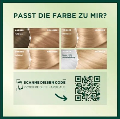 Thuốc nhuộm tóc Garnier Nutrisse 8 Vanilla Blond - màu vàng vanilla, 1 hộp Thuốc nhuộm tóc Garnier Nutrisse 8 Vanilla Blond - màu vàng vanilla, 1 hộp