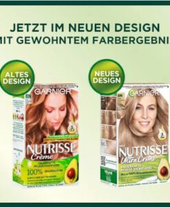 Thuốc nhuộm tóc Garnier Nutrisse 8N Nude Natürliches Blond - màu vàng tự nhiên, 1 hộp