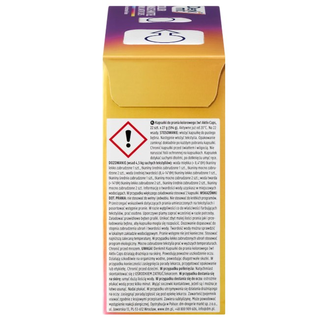 Viên giặt xả Denkmit Colorwaschmittel 3in1 Aktiv Caps cho quần áo màu, 22 viên Viên giặt xả Denkmit Colorwaschmittel 3in1 Aktiv Caps cho quần áo màu, 22 viên