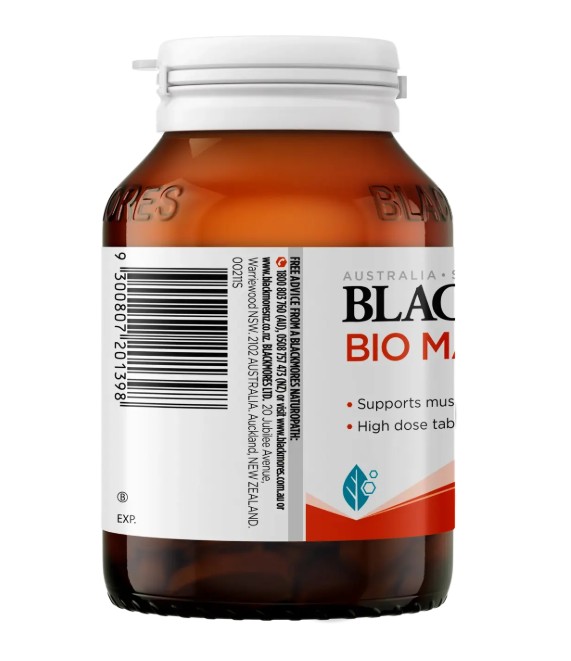 Viên uống Blackmore Bio Magnesium bổ sung magie, 100 viên Viên uống Blackmore Bio Magnesium bổ sung magie, 100 viên