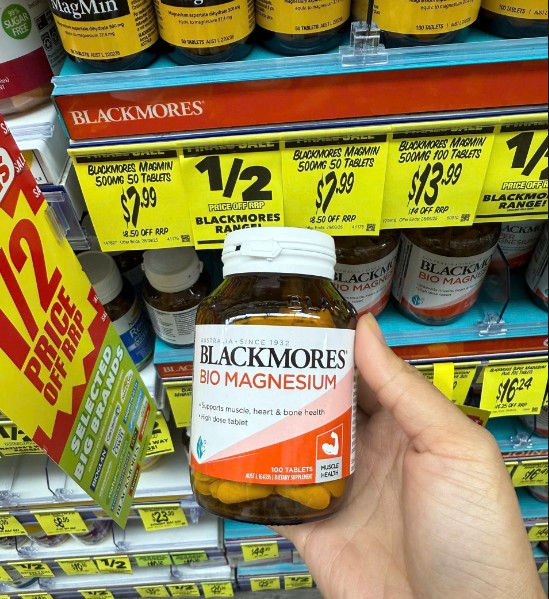 Viên uống Blackmore Bio Magnesium bổ sung magie, 100 viên Viên uống Blackmore Bio Magnesium bổ sung magie, 100 viên