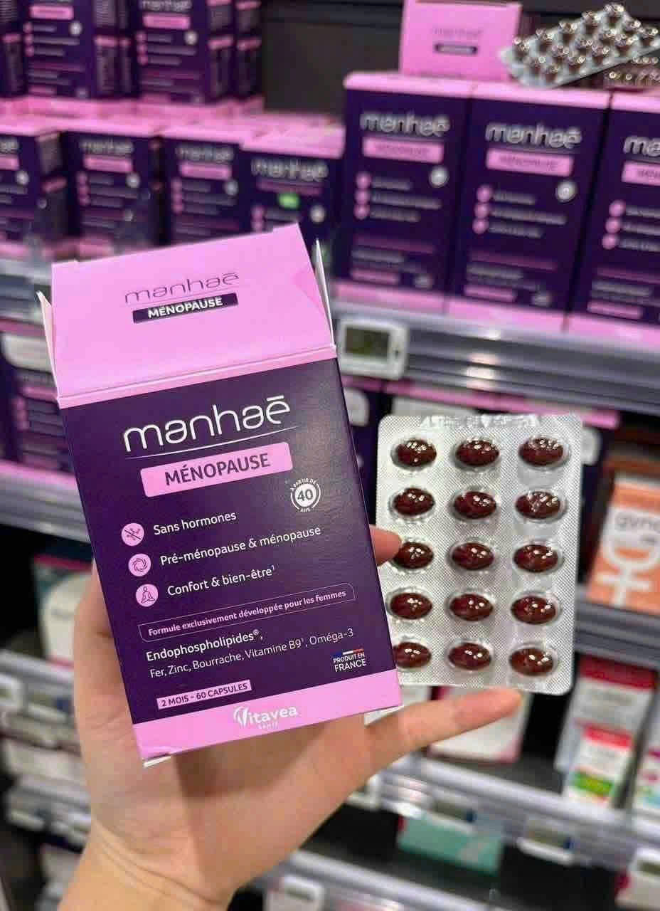 Viên uống Manhae Menopause cân bằng nội tiết tố nữ, 60 viên Viên uống Manhae Menopause cân bằng nội tiết tố nữ, 60 viên
