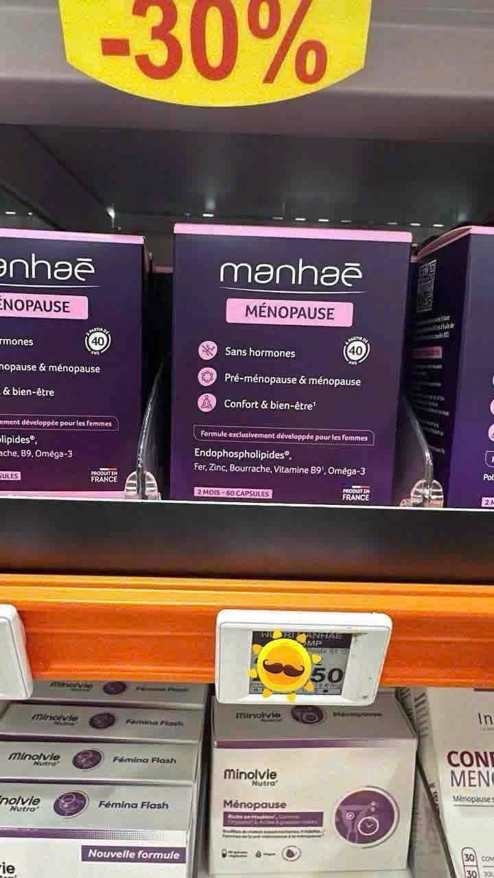 Viên uống Manhae Menopause cân bằng nội tiết tố nữ, 60 viên Viên uống Manhae Menopause cân bằng nội tiết tố nữ, 60 viên
