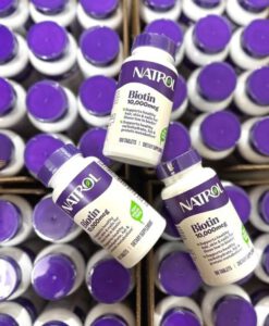 Viên uống Natrol Biotin 10.000 mcg đẹp da, tóc, móng, hỗ trợ mọc tóc, 100 viên