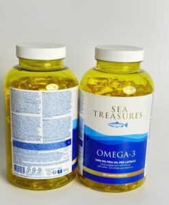 Viên uống Sea Treasures Omega-3 1000mg hỗ trợ trí não, tim mạch và thị lực, 300 viên