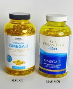 Viên uống Sea Treasures Omega-3 1000mg hỗ trợ trí não, tim mạch và thị lực, 300 viên