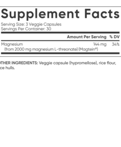 Viên uống Sports Research Magtein Magnesium L-Threonate 2000 mg bổ sung magie, 135 viên