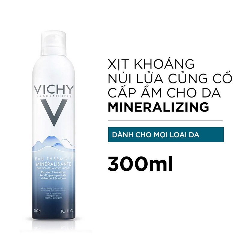 Xịt khoáng Vichy Eau Thermale Minéralisante, 300ml Xịt khoáng Vichy Eau Thermale Minéralisante, 300ml