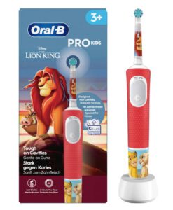 Bàn chải điện trẻ em Oral-B Vitality PRO Kinder Lion King cho bé trai, 1 chiếc