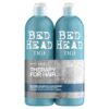 Cặp dầu gội xả TIGI BED HEAD Dry Damaged cho tóc khô gãy rụng (TIGI xanh dương), 2x750ml