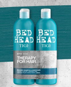 Cặp dầu gội xả TIGI BED HEAD Dry Damaged cho tóc khô gãy rụng (TIGI xanh dương), 2x750ml