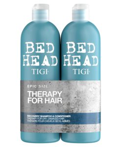 Cặp dầu gội xả TIGI BED HEAD Dry Damaged cho tóc khô gãy rụng (TIGI xanh dương), 2x750ml