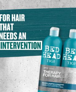 Cặp dầu gội xả TIGI BED HEAD Dry Damaged cho tóc khô gãy rụng (TIGI xanh dương), 2x750ml