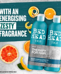 Cặp dầu gội xả TIGI BED HEAD Dry Damaged cho tóc khô gãy rụng (TIGI xanh dương), 2x750ml