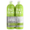 Cặp dầu gội xả TIGI BED HEAD Re-Energize cho tóc thường, tóc dầu (TIGI xanh lá), 2x750ml