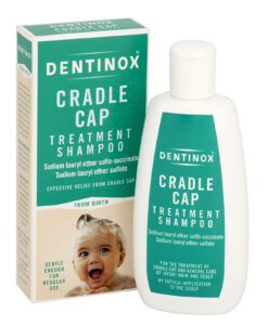 Dầu gội Dentinox Cradle Cap Treatment Shampoo trị cứt trâu, viêm da đầu cho trẻ sơ sinh, 125ml
