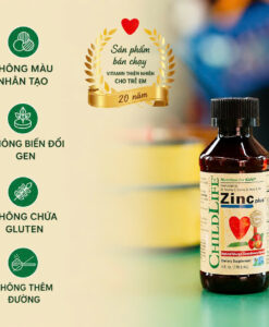 Kẽm dạng nước Childlife Liquid Zinc Plus tăng đề kháng cho trẻ từ 6 tháng tuổi, 118ml