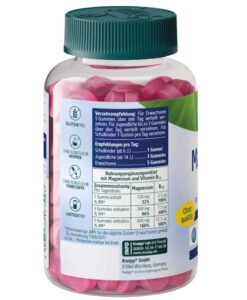 Kẹo dẻo Kneipp Magnesium + B12 Gummis, 60 viên