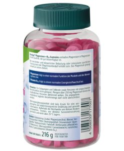 Kẹo dẻo Kneipp Magnesium + B12 Gummis, 60 viên