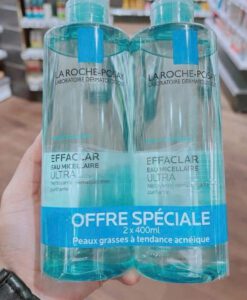 Nước tẩy trang La Roche Posay Effaclar Eau Micellaire Ultra cho da dầu mụn, 400ml