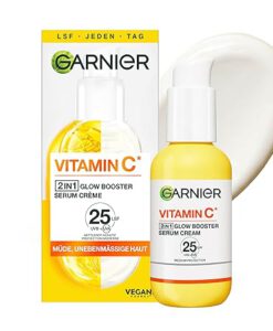 Serum Garnier Vitamin C Glow Booster Serum Crème 2in1 làm sáng da, 50ml